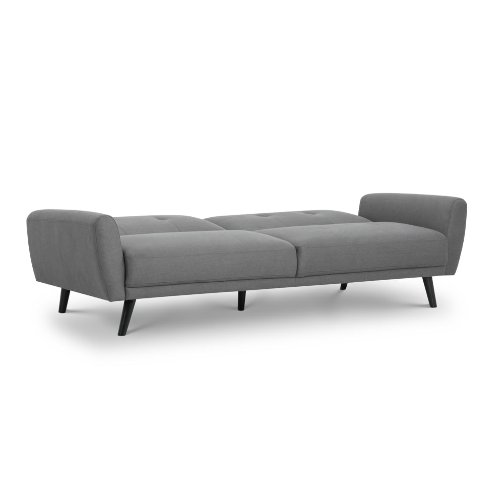 Monza Grey Fabric 3 Seater Sofa Bed