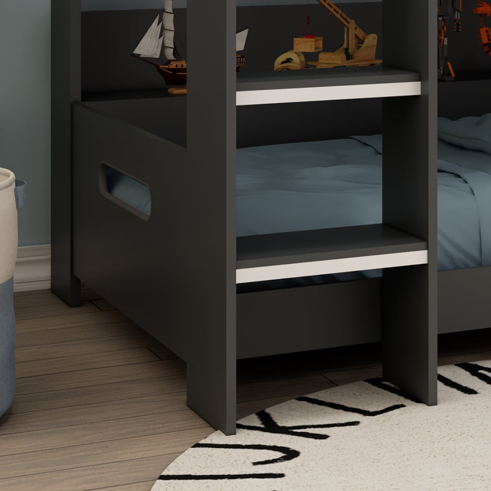 Solus Anthracite Wooden Bunk Bed