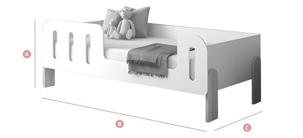 Lola Low Sleeper Sketch Dimensions