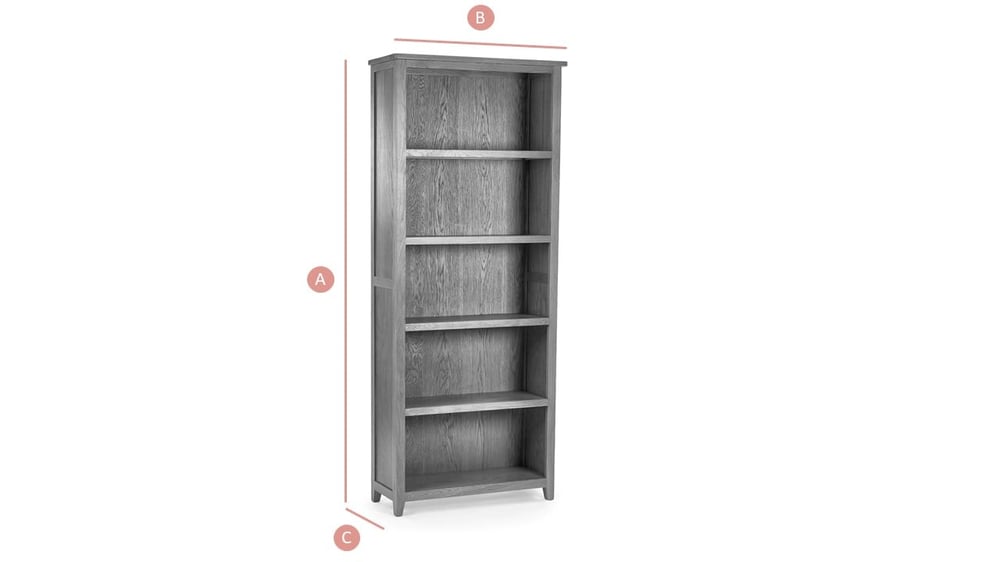 Bookcase Dimensions Sketch