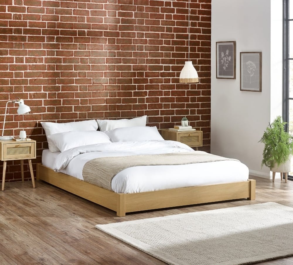 Marston Oak Wooden Platform Bed