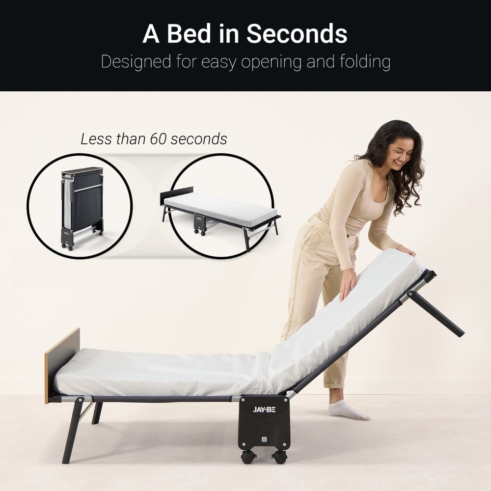 Jay-Be Rollaway Folding Bed with E-Fibre Mattress