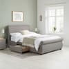 Lancaster Grey Fabric 2 Drawer Storage Bed