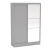 Lynx Grey 2 Door Sliding Wardrobe with Mirror