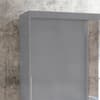 Lynx Grey 2 Door Sliding Wardrobe with Mirror