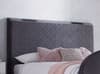 Paris Grey Velvet Ottoman Electric Media TV Bed