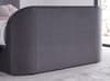 Paris Grey Velvet Ottoman Electric Media TV Bed