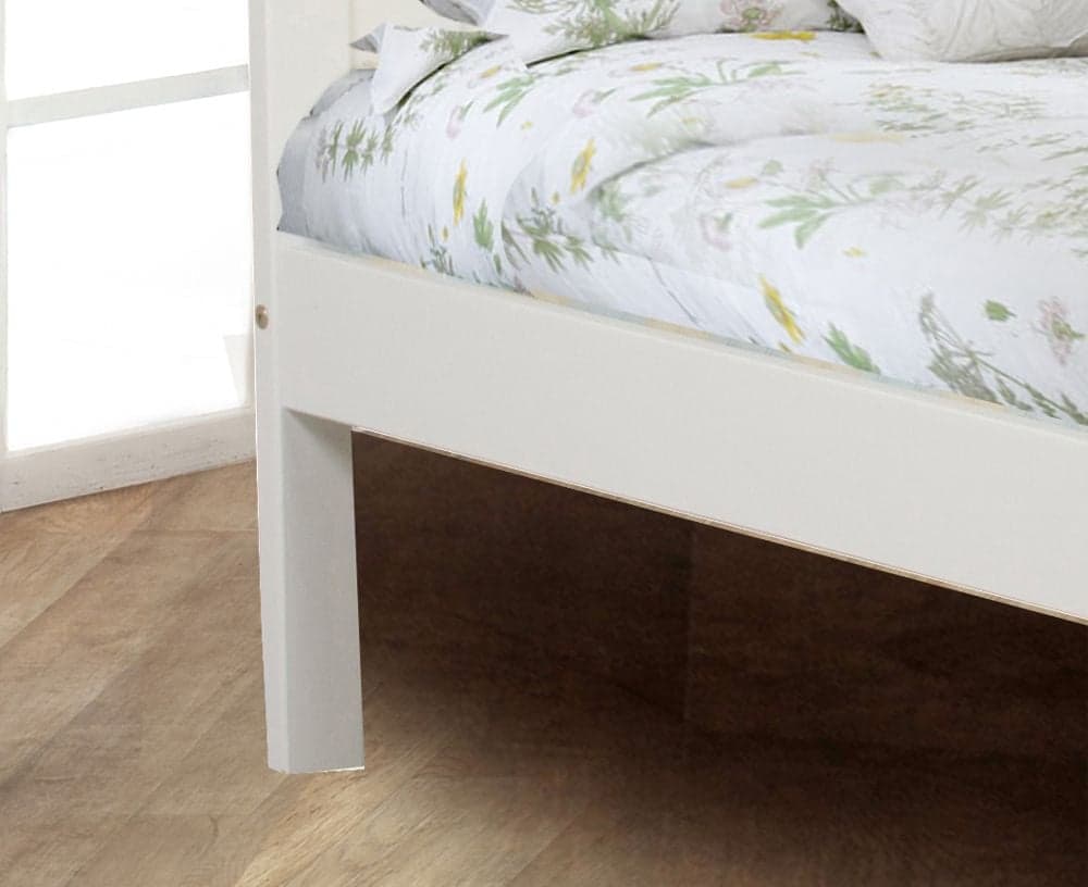 Clifton White Wooden Bed | Beds | Happy Beds