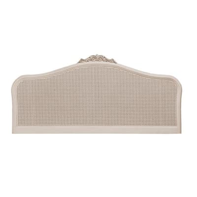 Willis & Gambier Ivory Rattan Wooden Headboard