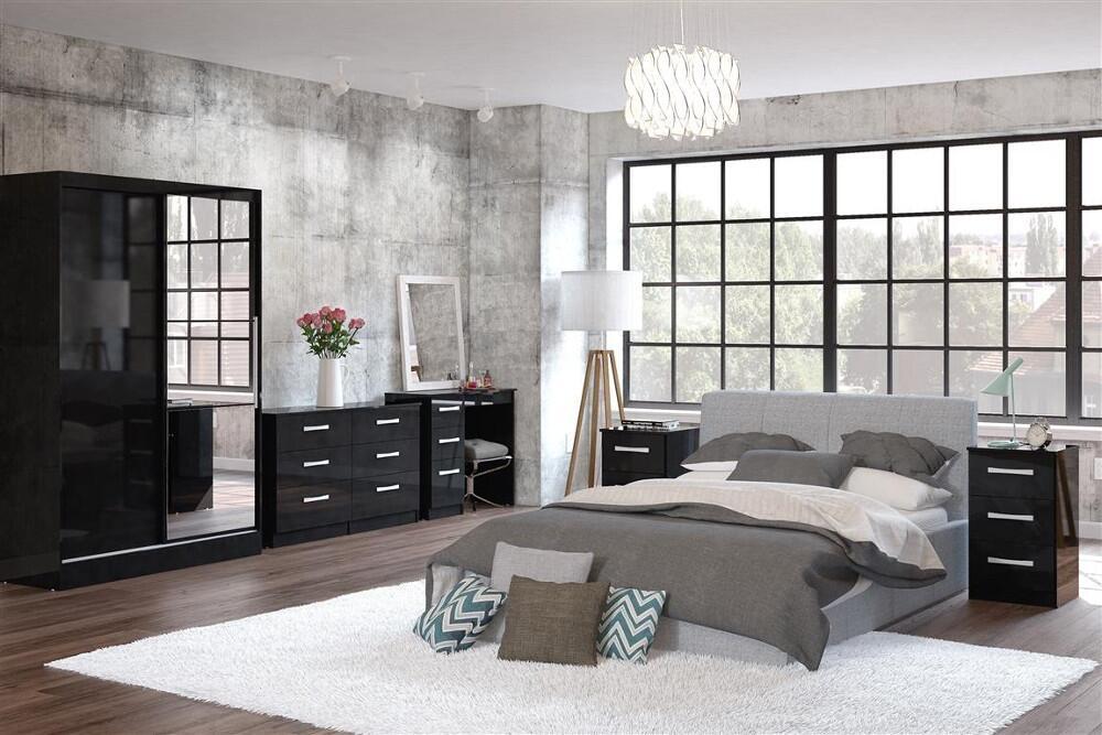 lynx black bedroom furniture