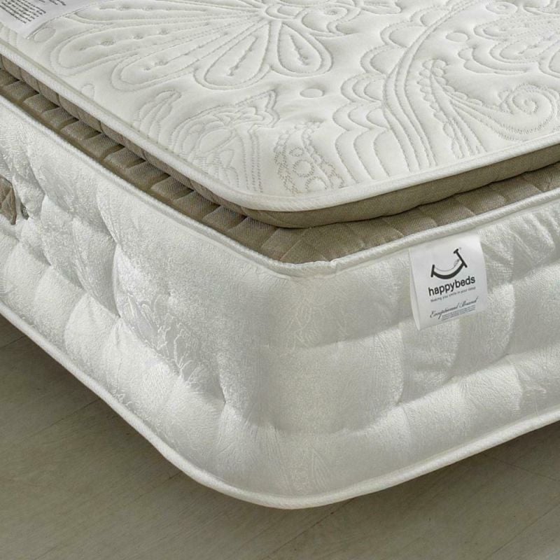 Windsor 3000 Pocket Sprung Memory Wool Orthopaedic Pillow Top Mattress ...